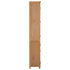 Maison Madeleine -  Bookcase with 2 Doors 90x30x200 cm Solid Oak Wood